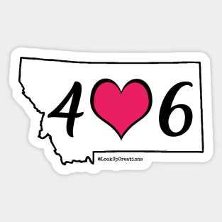 4❤️6 Montana Sticker